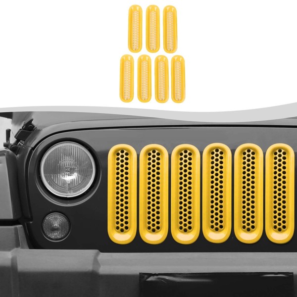 SQQP Mesh Grill Insert Grille Inserts Cover Fit for 2007-2018