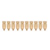 10Pcs Threaded Brass Fog Mist Nozzles Misting Fogging Spray Sprinkler