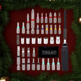 Jeasona Men's Advent Calendar Tool 2024 Tool Advent Calendar 2024 Men's Tool Gift Christmas Calendar for Men Tool Advent Calendar Men's Craftsman Tool Calendar Man