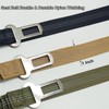Double Handle Tactical Dog Leash with Shock Absorption, 5FT Reflective
