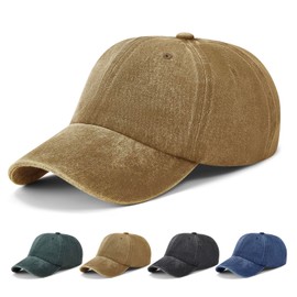 Woodland Leathers Baseball Cap - 100% Cotton, Breathable, Adjustable Cap for Men and Women. Classic Sports Golf Cap Casual Cap, Men's Summer & Golf Sun Hat - Excellent UV Protection (Khaki/Sand)