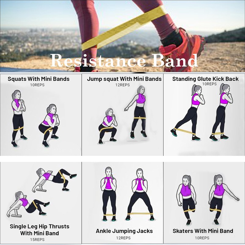 Everlast Latex Resistance Band 208X6.4X0.45 Cm Pur