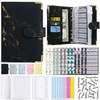 Marble A6 Ring Binder Budget Book Marble Grain Notebook Book