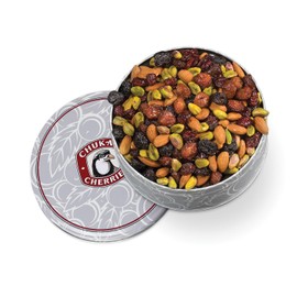 Chukar Cherries Triple Cherry Nut Classic Tin, No Sugar Added