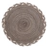 SHACOS Round Placemats Set of 6 Braided Glitter Round Table