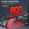 Foldable Weight Bench Adjustable w/Squat Barbell Rack and Removable Foot