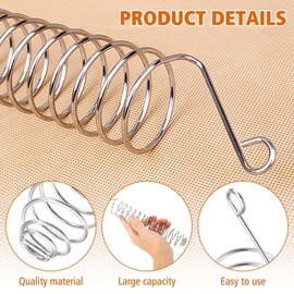 2PCS Bird Food Holders, Stainless Steel Parrot Feeder Basket Bite Resistant Bird Fruit Vegetable Skewer for Parrot Finch Canary Cockatoo