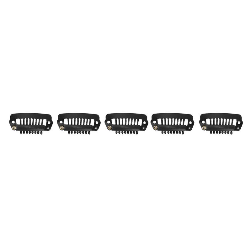 50pcs Hair Extension Clips Set Stainless Steel DIY 8 Teeth