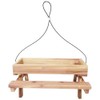 Cedar Picnic Table Bird Feeder - Made in USA