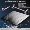 Regadera para Baño de 8 Pulgadas con 27cm Brazo de