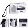 Portable Pocket Radio Mini Radio Player AM FM Compact Radio