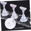 OHPHCALL 2 Sets Manicure Practice Base Acrylic Easel Magnetic