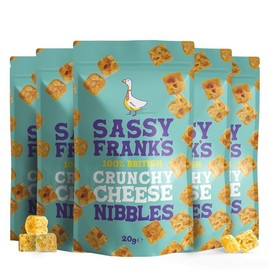 Sassy Frank's Cheddar Cheese Nibbles (6x 20g Pouches)