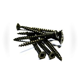 New Package of 50 (pcs) 8 x 2 Square Flat Head Wood Screws (Plain and Lubed) Set #TR-0054F Warranity by Pr-Mch