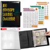 100 Envelopes money saving Challenge Binder, budget binder with cash