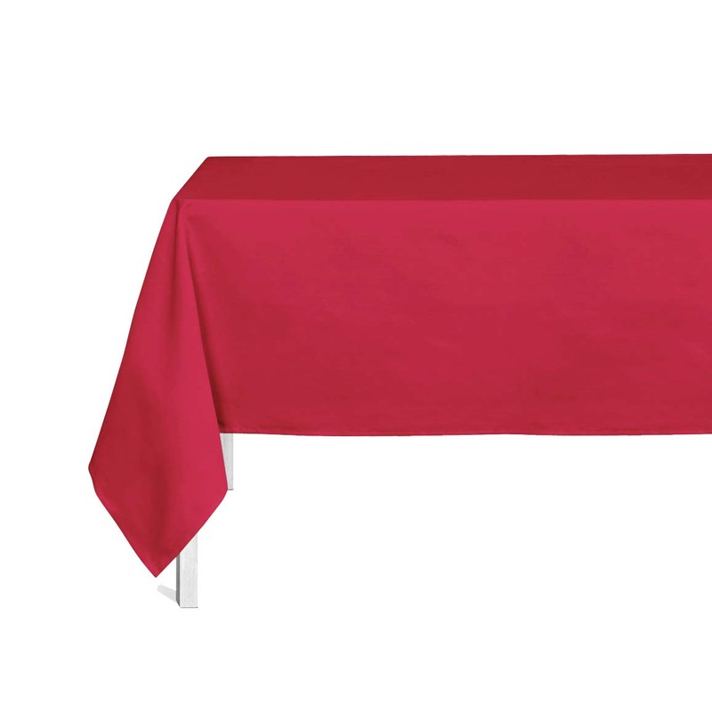 Today Rectangular Fabric Tablecloth 140x200centimeter 55"x78" Red
