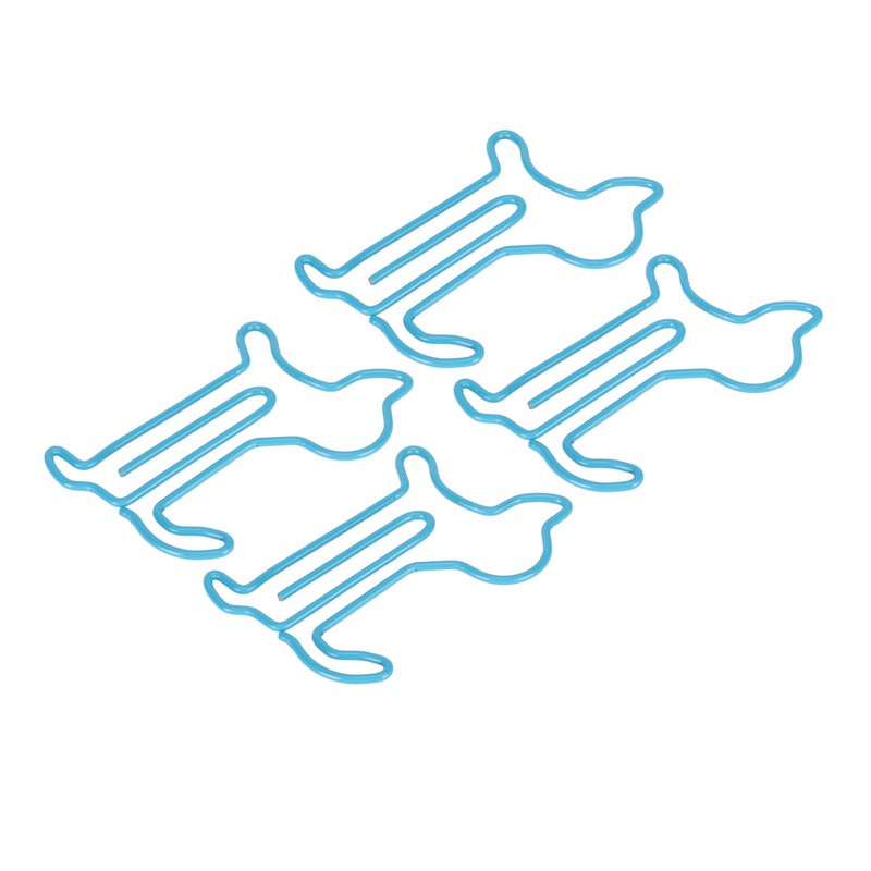 100pcs Dog Shaped Paper Clips Slip Resistance Exquisite Cute Paper