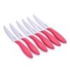 Tescoma 863056.00 Steakmesser 6er Set mit rotem Griff