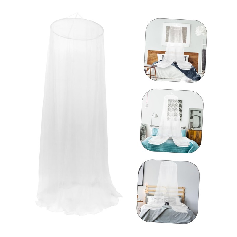 Ipetboom Princess Dome Canopy for Bed Soft Breathable Mosquito Net