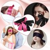 2 PCS Silk Satin Blindfold EyeCover Sleeping Cover, Smooth Soft