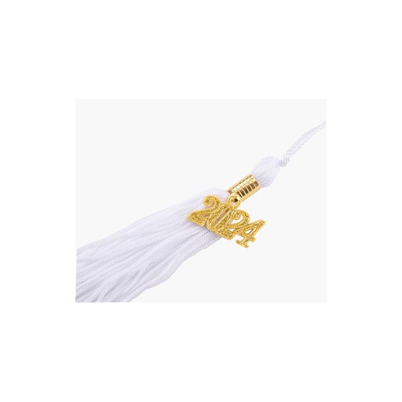 GradClassical Unisex Adult Matte Graduation Cap with 2024 Tassel for