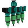 DN20 DN25 FNPT 4 Way Garden Hose Faucet Splitter with