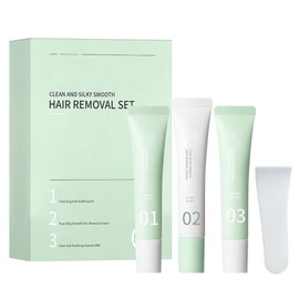 Hair Remover Set, Hair Remover Cream, Smooth Serum, Smooth Gel (1)