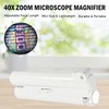 Rongon Pocket Microscope 40X Portable Handheld Microscope Magnifying Glass Double