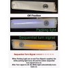 aftp FORD F-150 1978-1979 CLEAR LED FRONT TURN SIGNALS PAIR
