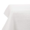 Deconovo Solid Faux Linen Square Tablecloth Water Resistant Table Cloth