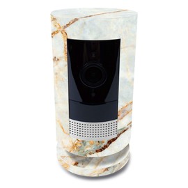 MightySkins Skin for Ring Stick Up Cam Battery - Antique Marble | Protective, Durable, and Unique Vinyl Decal wrap Cover | Easy to Apply, Remove, and Change Styles | Made in The USA