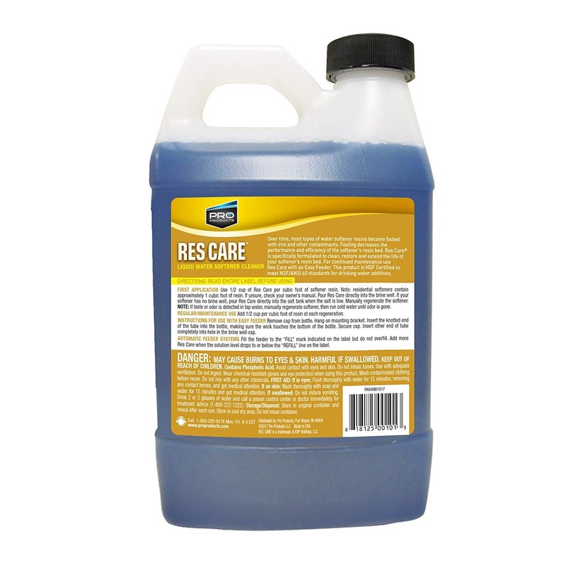 GDM HOME ResCare RK64N All-Purpose Water Softener Cleaner 64 Ounce