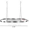 Sorbus® Pot and Pan Rack for Ceiling with Hooks —