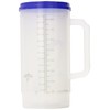 Medline Graduated Insulated Carafes, Clear, 28 Oz