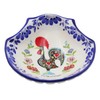 AC Ceramica Tradicional Portuguese Ceramic Sea Shell Dish with Rooster