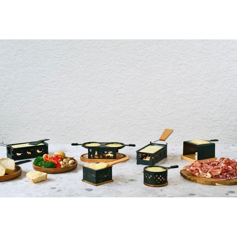Cosy & Trendy Black Square Raclette Tool Stainless Steel +