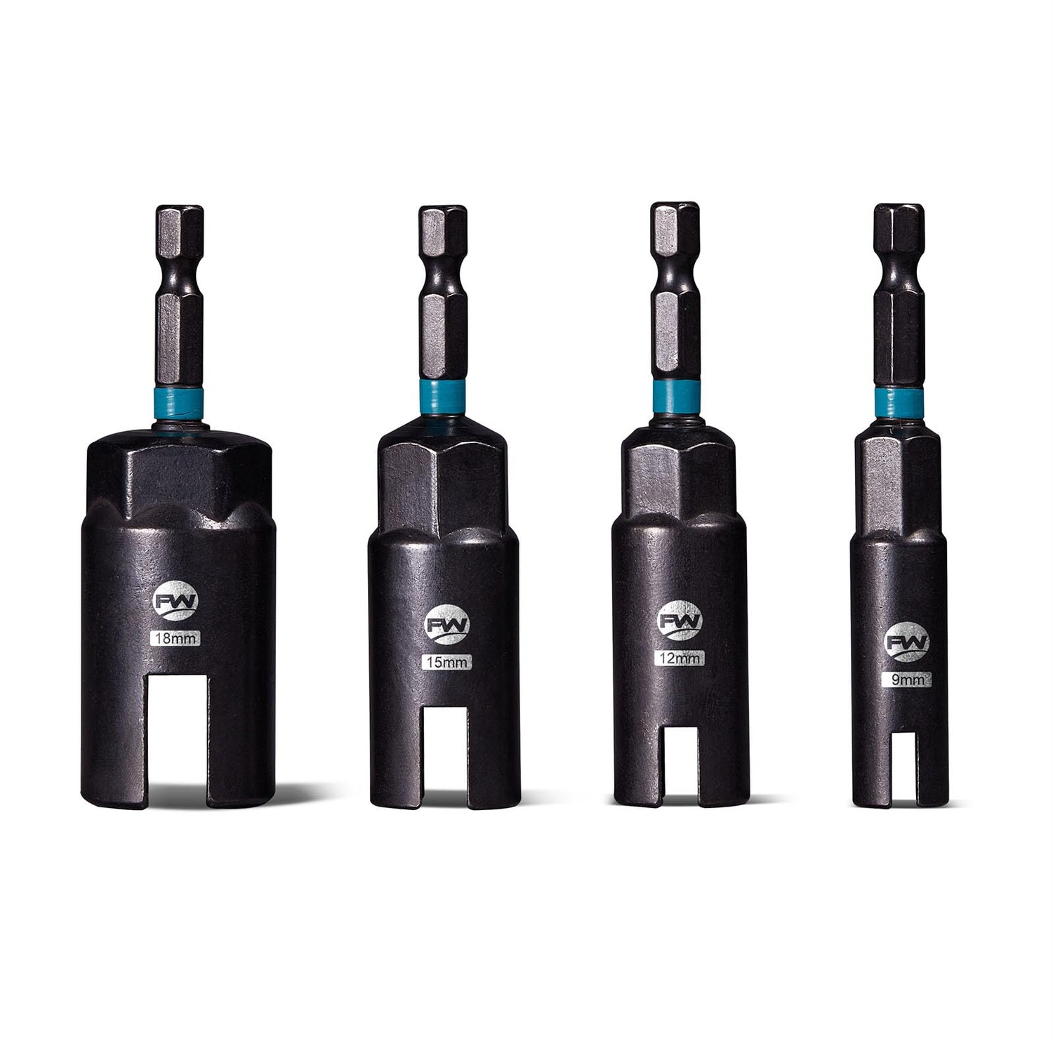 Facoow Wing Nut Driver Set -4 Pcs Power Wing Nut Socket Bit for Wing ...
