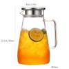 Teapot Glass Tea Maker Large Capacity Heat Resistant Juice Bottles