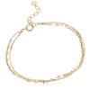 VA VENDOME AOYAMA SV925 GS_B0092LSSI Chain Bracelet, Yellow Gold