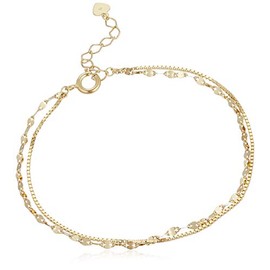 VA VENDOME AOYAMA SV925 GS_B0092LSSI Chain Bracelet, Yellow Gold