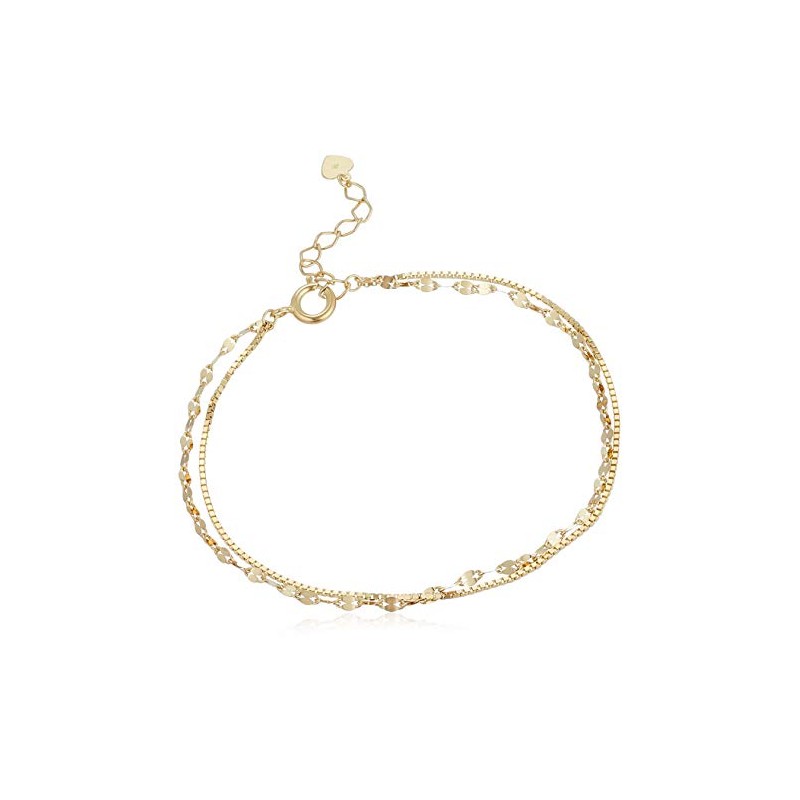 VA VENDOME AOYAMA SV925 GS_B0092LSSI Chain Bracelet, Yellow Gold