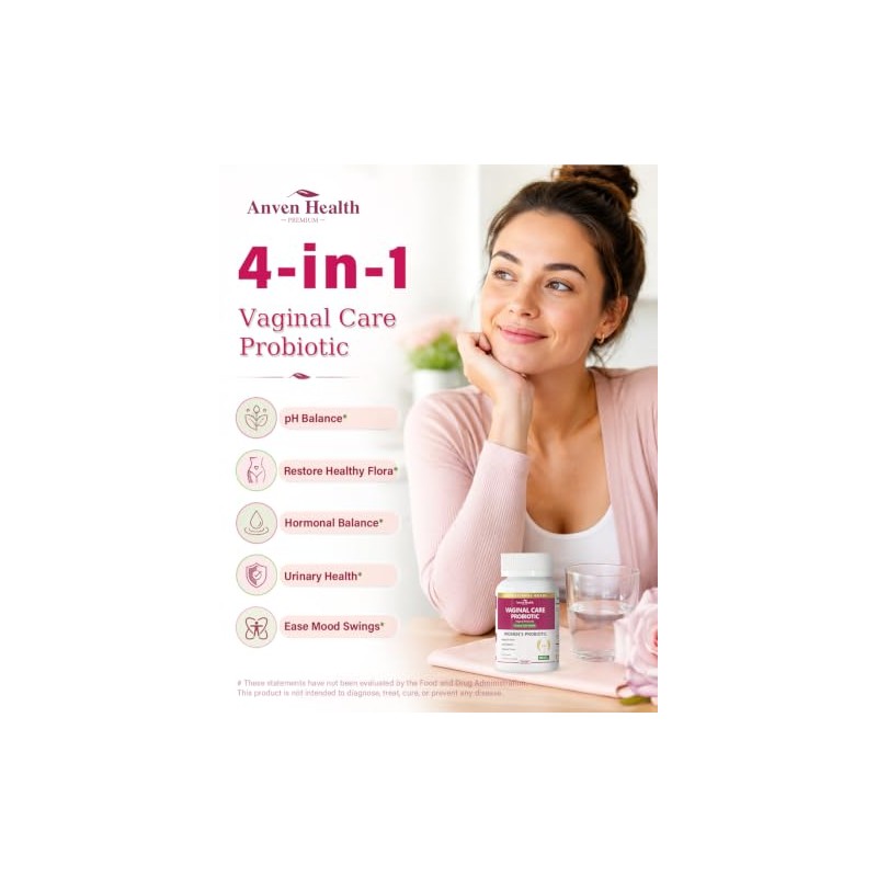 Probióticos vaginales para mujeres con equilibrio de pH y prebióticos