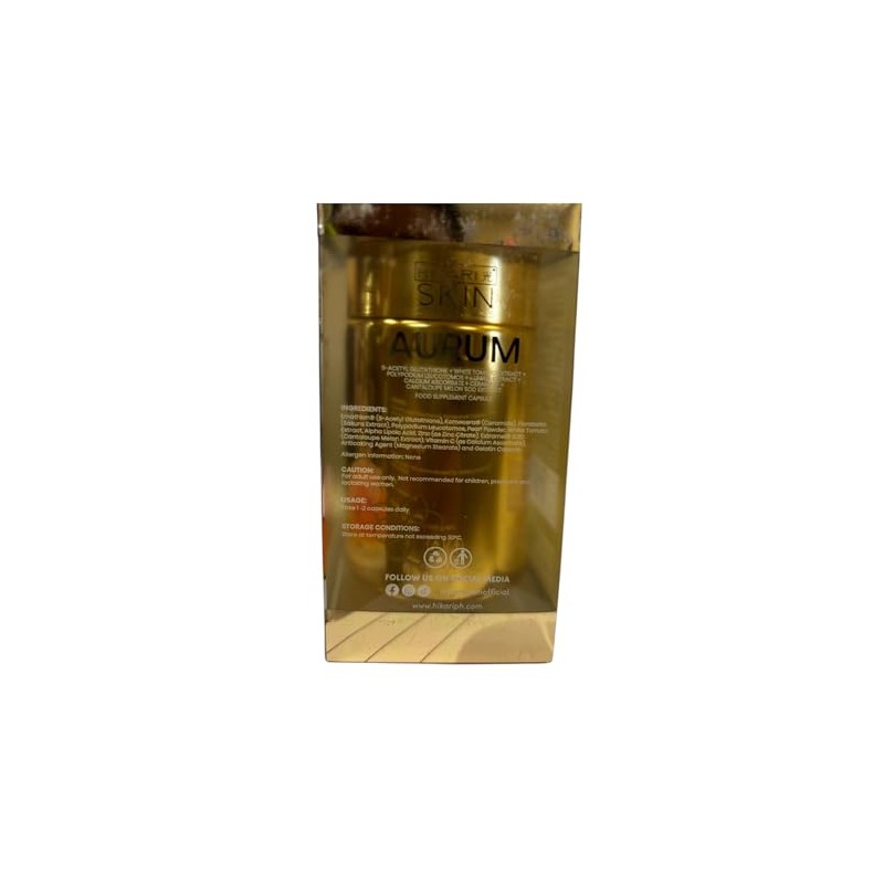 Hikari Skin Essentials Aurum S-Acetyl Glutathione - 30 Capsules