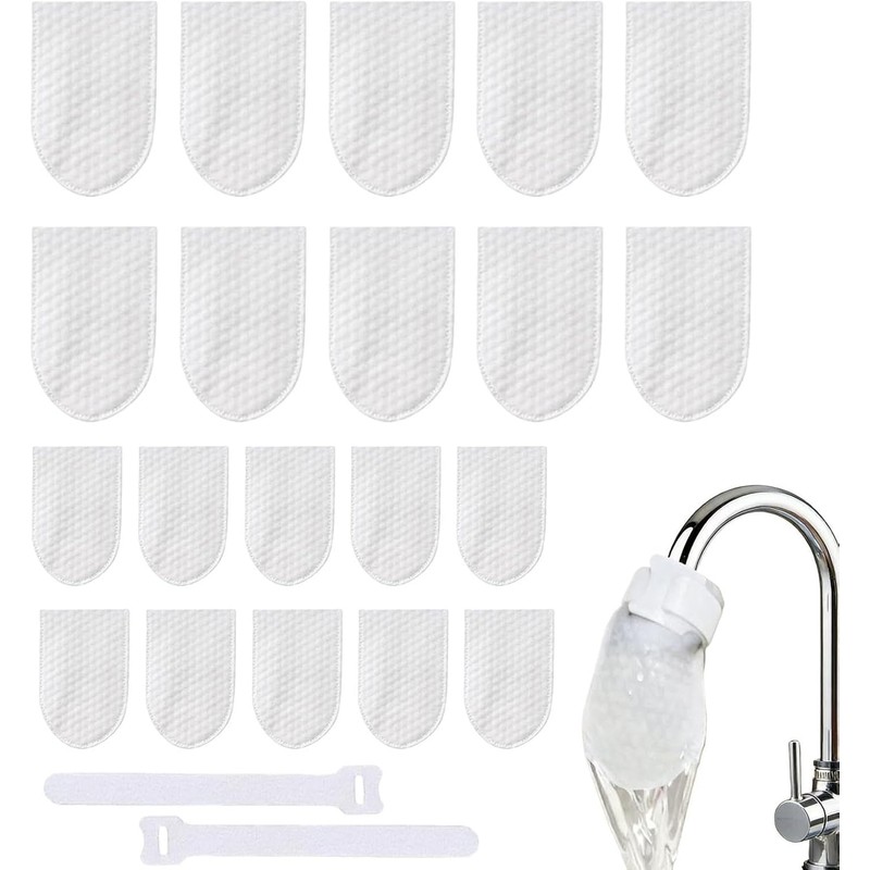 Faucet Splash Bags - Juego de 20 piezas, cubiertas para