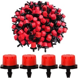 SGERUFZ 50pcs Irrigation Dripper Sprinkler Heads Nozzles Irrigation Sprinkler Adjustable Irrigation Dripper Sprinkler Micro Dripper Irrigation System Eight Holes for Gardening with Fruit Trees