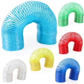 Toyland® Metallic Effect Walking Magic Spring - Party Bag Fillers - Novelty Toys - Colour Chosen At Random