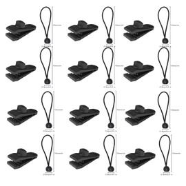 Tarp Clips, Heavy Duty Thumb Screw Lock Grip Tent Clip and Multi-Purpose Tent Clip for Holding Up Tarp, Car Cover, Pool Cover, Boat Cover (15 Pack) (24 Pack)