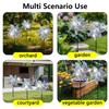 KOKMEYA 10-Pack Reflective Bird Repellent Pinwheels 7.1 Inches in Diameter