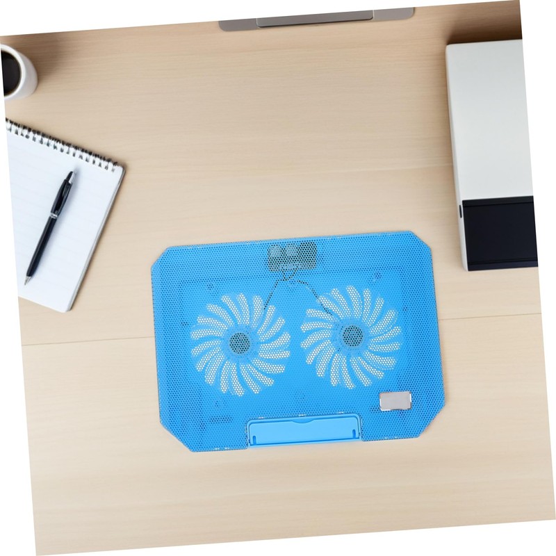 TEHAUX Adjustable Laptop Cooling Pad with Silent Fans Ergonomic Portable