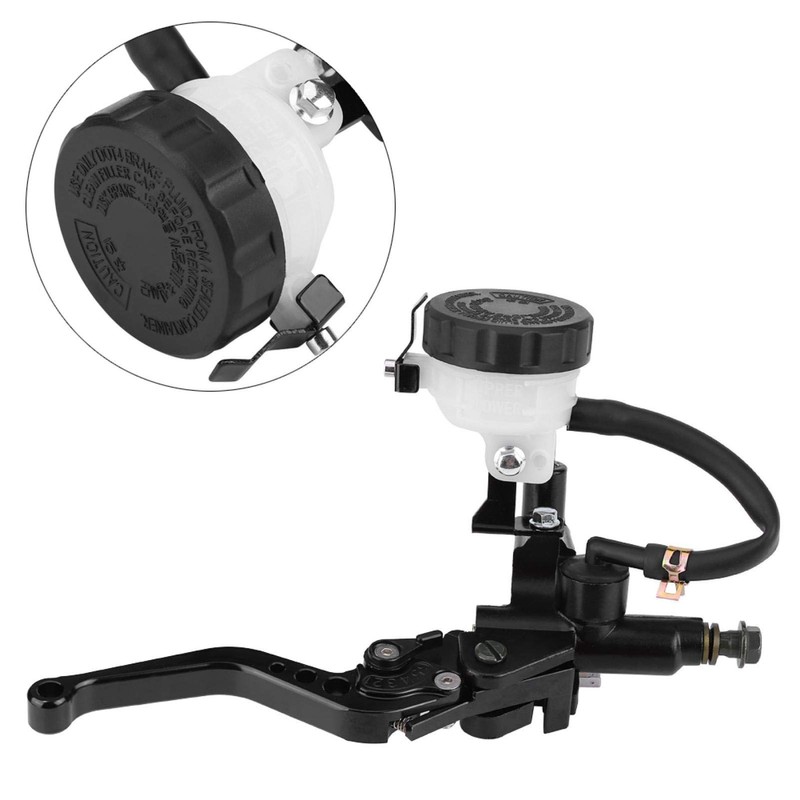Qiilu Universal 7/8" (22mm) Motorcycle Brake Clutch Master Cylinder Reservoir